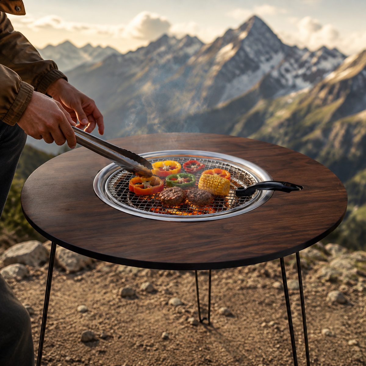2-in-1 Grill- und Campingtisch von Palvora – Produktansicht 5