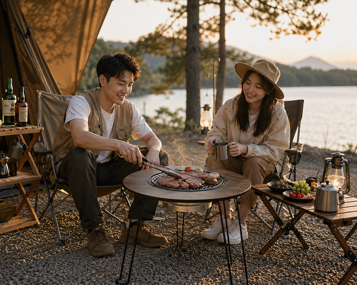 2-in-1 Grill- und Campingtisch von Palvora – Produktansicht 6